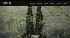 Desktop Screenshot of lartifice.com
