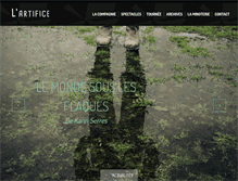 Tablet Screenshot of lartifice.com